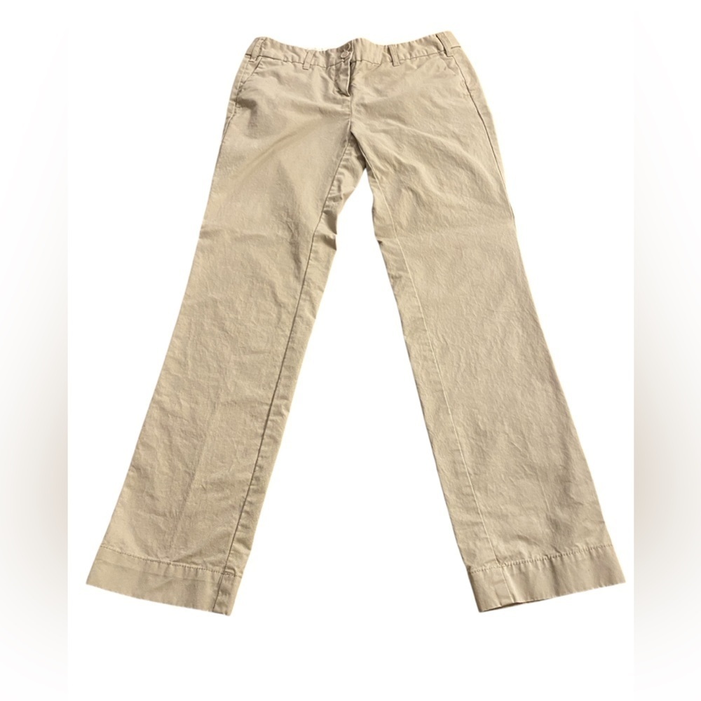 Dalia Basic Casual  Sz 4 Khaki Bootcut Flare Low Rise Pants Vintage 90s Y2k